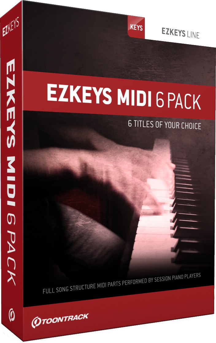 Toontrack EZkeys MIDI 6 Pack Custom Bundle (6 Keys MIDI)